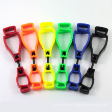 NMSAFETY producto de seguridad colorido POM Guante sujetador Clips Plástico Guante Clips